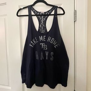 PINK Victoria’s Secret Tampa Bay Rays Racerback Tank Top